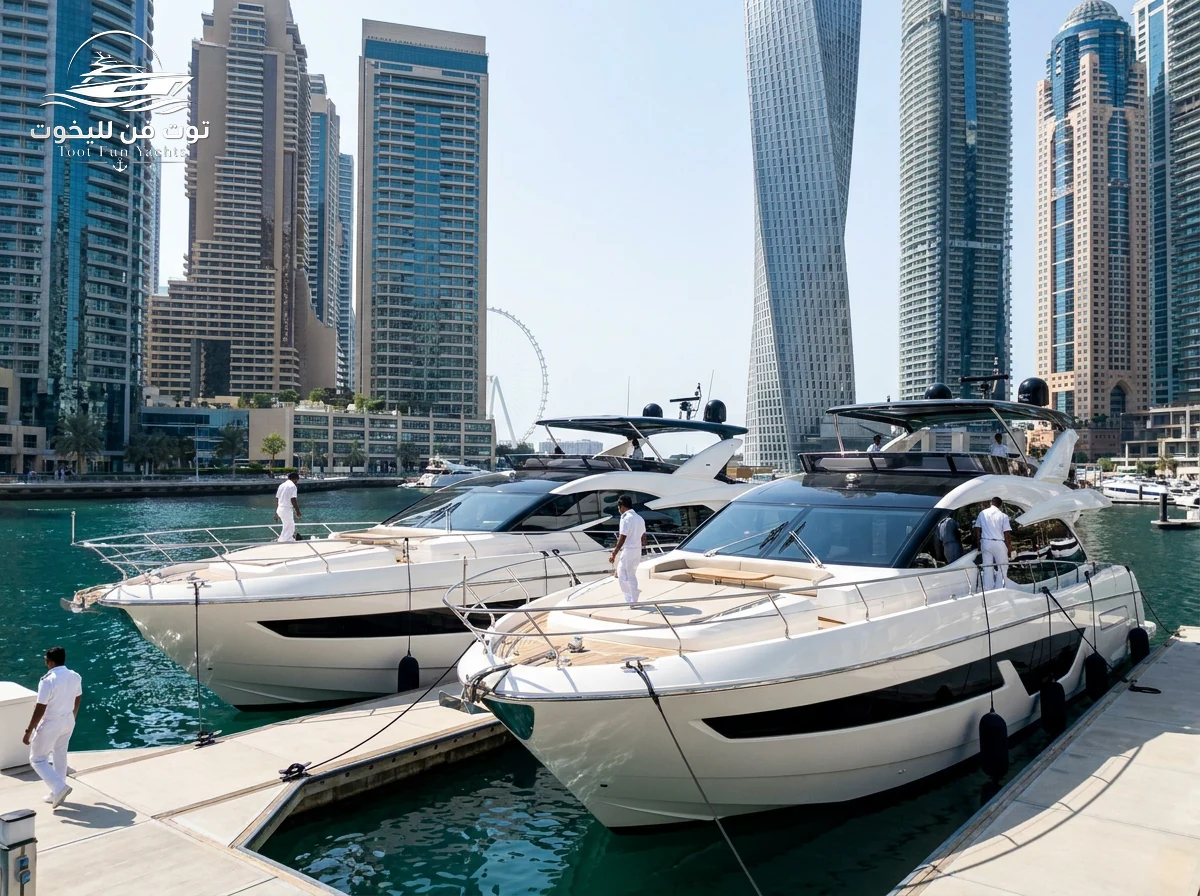Toot Fun Yachts fleet in Dubai