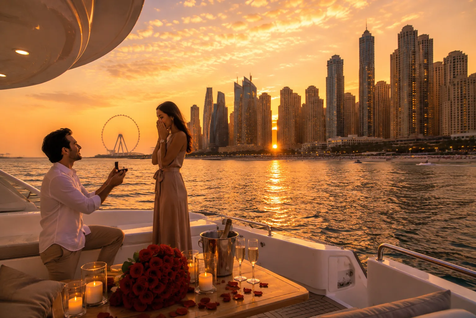 Marriage Proposal Yacht Dubai — 3