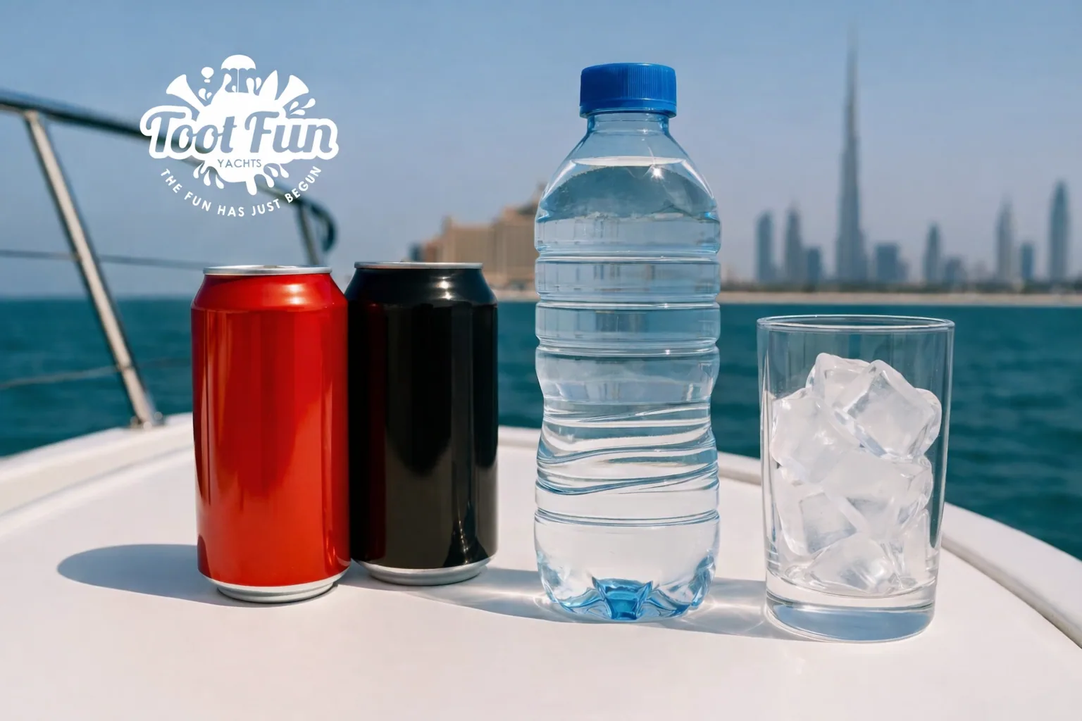 What the yacht trip includes — captain, crew, fuel, insurance, drinks, and hospitality