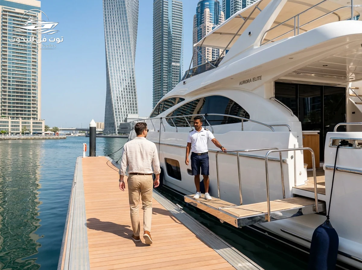 How to rent a yacht in Dubai